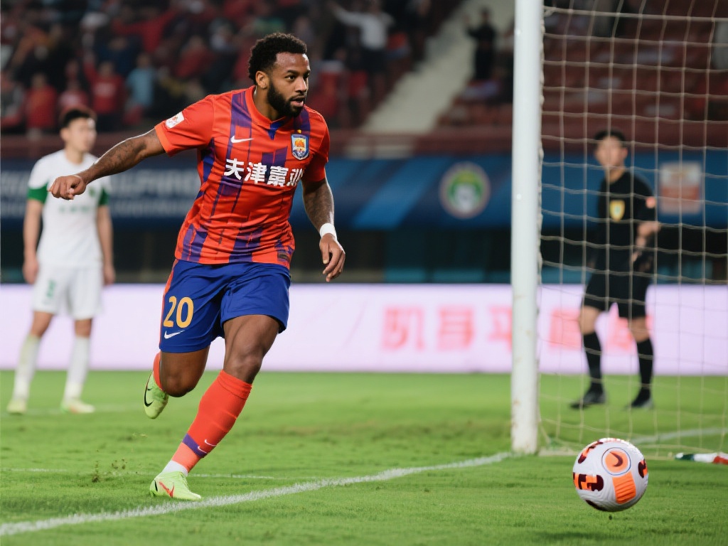 津门虎主场力克海牛 罗斯建功对手两人染红 作为津门虎队内的锋线王牌,罗斯近年来一直